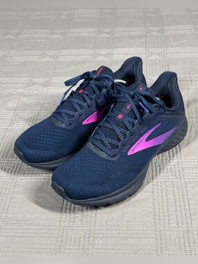 Brooks Anthem 5 Running Shoes Womens Size 10 Blue Pink 1203651B436 Athletic